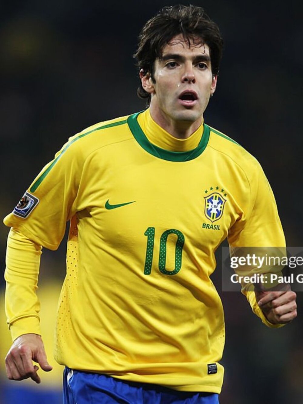 Player Issue❤️Nike Brazil 2010-11 home shirt jersey Brasil Seleção 369276-703